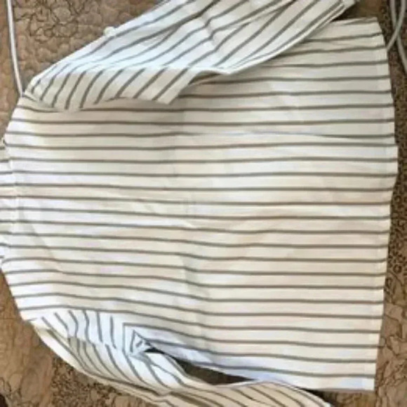 Dadati White Stripe Infant Top with Bee - Picture 3 of 4